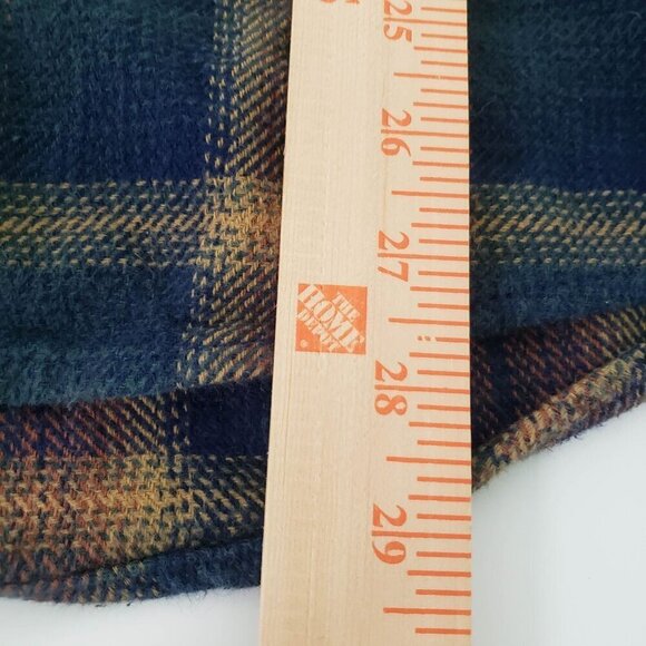 Orvis Big Bear Plaid Shirt Heavyweight Double Brushed Flannel Mens Size Large - Picture 11 of 11